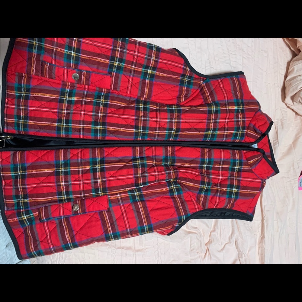 Small checkered vest